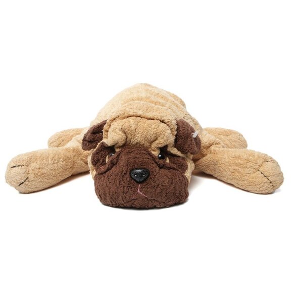 Vintage BESTEVER Bulldog Plush Toy Puppy Stuffed Animal Brown - Picture 3 of 9